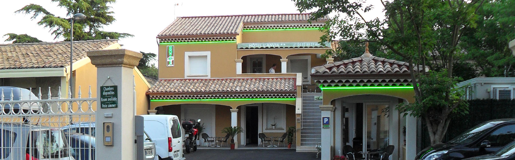 L'hôtel l'Anvia moderne et confortable à Bollène, Provence